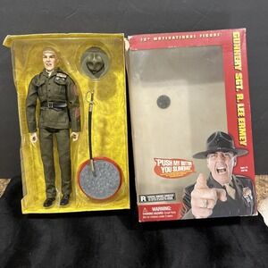 Gunnery Sgt. R. Lee Ermey Figure Sideshow Toy Full Metal Jacket Has Sound READ